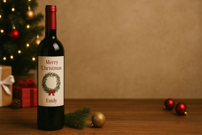 Wijnfles bedrukken voor kerst: het perfecte persoonlijke geschenk